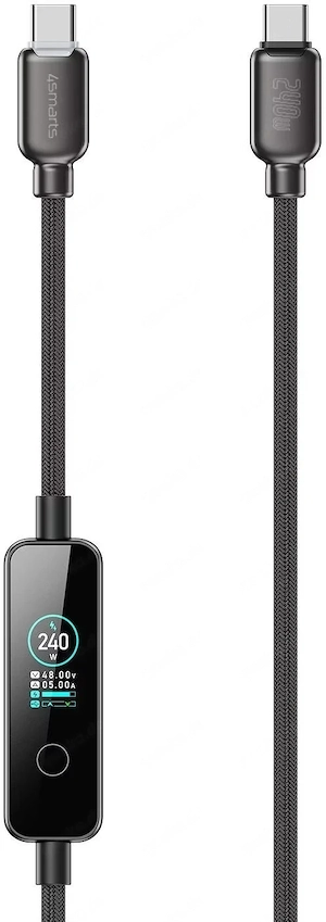 4smarts USB-C Kabel ScreenCord 240W 1,2