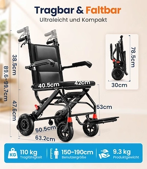 leichter Rollstuhl Neu