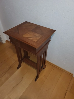 Jugendstil Nähtisch   Schränkchen um 1900