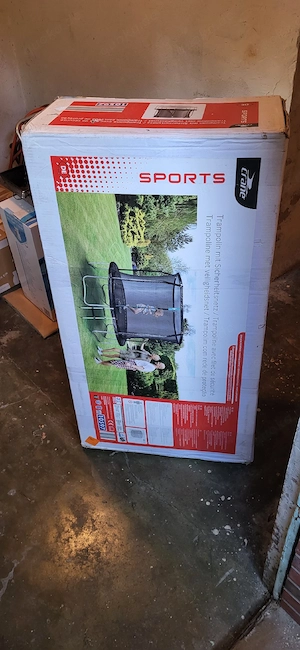 Trampolin ca 305 cm mit Sicherheitsnetz umd Leiter. 