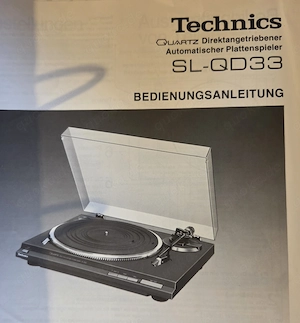 Plattenspieler Technics SL-QD33