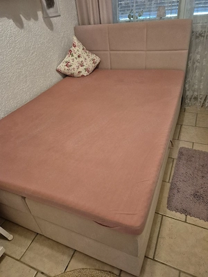Boxspringbett 140x200 rosa 