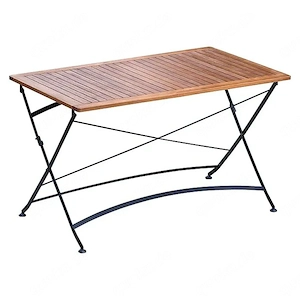 Sunfun Moni Balkontische - elegant und robust - aus Akazienholz zu verkaufen. (Bauhaus-Serie)