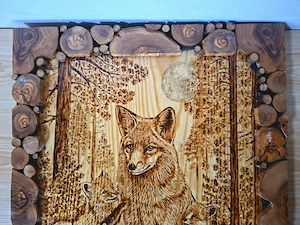 Handgefertigtes Holzbild