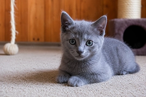 Russisch blau Kitten reinrassig