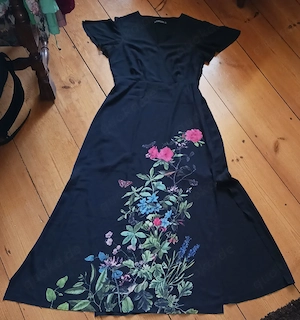 Elegantes Maxikleid Gr. 42 von Sugarhill mit Blumenprint