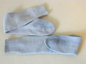 Damen lange Socken Stricksocken handgestrickt Handarbeit