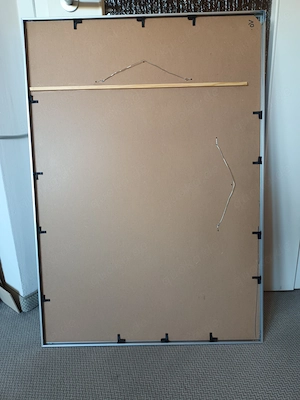 Wechelsrahmen Alu Glas 70 x 100 cm