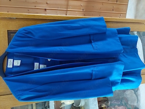 Fair Lady Kombi-Mode Rock Jacke blau u. Top 3 tlg. Gr. 44
