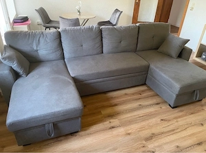 Wohnlandschaft mit Bettfunktion