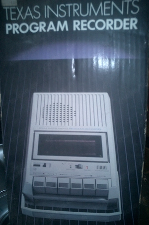 Vintage Texas Instruments Kassettenrekorder Modell PHP2700 1982, Schrankfund NEU