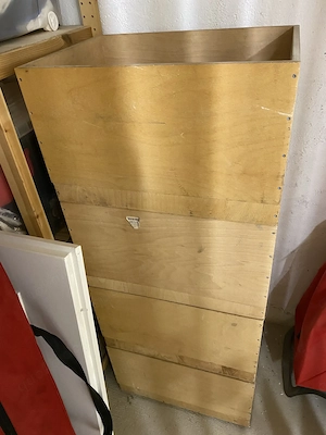 4 robuste Holzkisten 50x35x30 cm