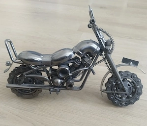 Motorrad, Bike Chopper, Easy Rider aus Metall