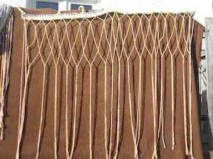 Fliegendecke Fransendecke 125 cm