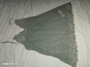 Dessousset Negligee mit String 