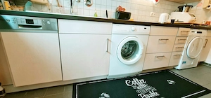 Einbau-Küche mit Ceranfeld, Spül- + Waschmaschine, Wärmepumpentrockner, Dunstabzugshaube  Bild 5
