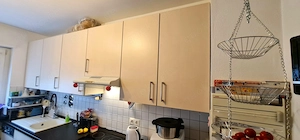 Einbau-Küche mit Ceranfeld, Spül- + Waschmaschine, Wärmepumpentrockner, Dunstabzugshaube  Bild 3