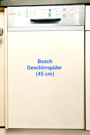 Einbau-Küche mit Ceranfeld, Spül- + Waschmaschine, Wärmepumpentrockner, Dunstabzugshaube  Bild 6