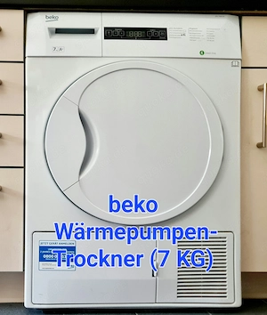 Einbau-Küche mit Ceranfeld, Spül- + Waschmaschine, Wärmepumpentrockner, Dunstabzugshaube  Bild 8