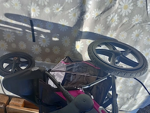 Dreirad- Jogging-Kinderwagen braucht etwas liebe