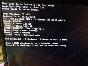 Mini ITX ACER DAFT3L-Kelia MB AMD E1-2500 +HD-Radeon Grafik Gebraucht
