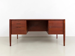 Wilhelm Renz Schreibtisch, 60er Jahre Vintage Retro Mid Century
