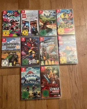 Nintendo Swich Spiele gebraucht zu verkaufen 