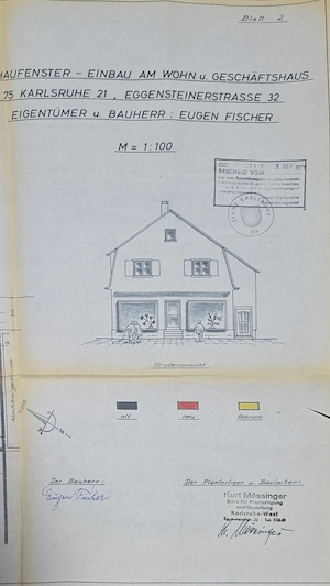 Wohn-und Geschäftshaus in Karlsruhe-Knielingen 
