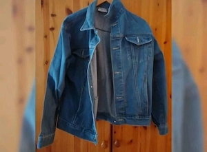 Herren Jeansjacke aus Baumwolle Größe: (L)