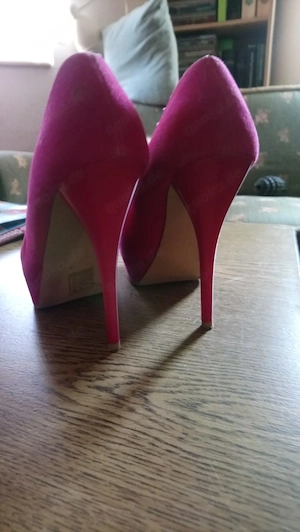 Pinke High-Heels, Größe 38