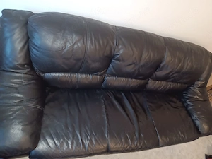 Schwarzes 3-Sitzer Sofa in gutem Zustand   50     Selbstabholung 