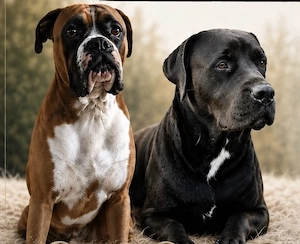 Boxer Cane Corso Welpen