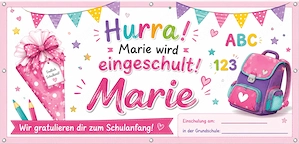   Schulanfang Brandenburg Werbeplane personalisiert!  