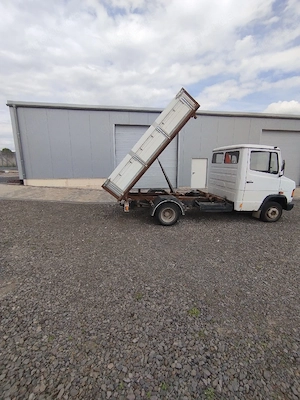 Mercedes düdo 508 D Pritschenaufbau und 3 Seiten Kipper 