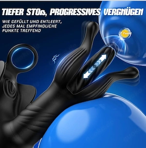 Sex Spielzeug Dildo Vibrator mit Penisring 