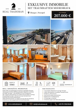Ihr neues Zuhause mit Meerblick in Sozopol Burgas
