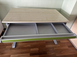 Schreibtisch Moll Winner inkl. Riesenschublade (HOLZART: Ahorn)