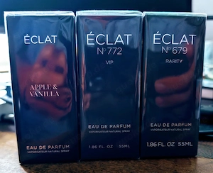 3  ÉCLAT Düfte (Duftzwillinge)   679, 772 & Apple & Vanilla