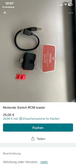 nintendo switch rcm loader 