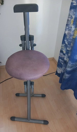 Stehhilfe Bürostuhl, Bügelstuhl Höhen Verstellbar, sehr bequem
