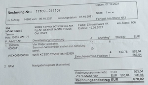 Ein Satz gute Winterreifen