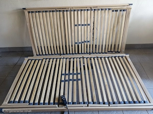 2 Motor-Lattenroste 100x200 cm