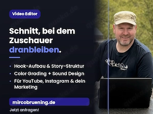 Videocutter & Video Editor: Videoschnitt für YouTube, Reels & Social