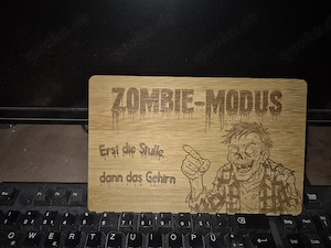 Brotbrettchen Zombie-Modus Bambusholz 
