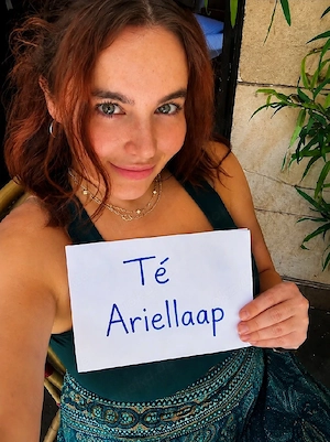 Erzähl mir alles Und lass uns zusammen üben.
