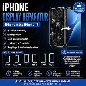 Günstige Handyreparatur iPhone 8-17
