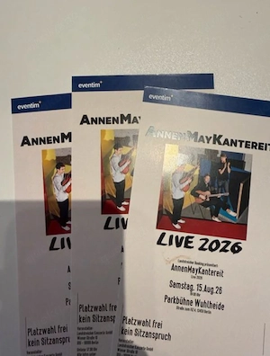 AnnenMayKantereit Berlin 15.8 Samstag 3x