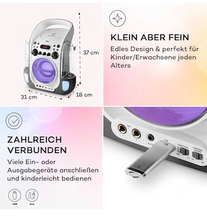 Karaoke Musikbox mit Mikrofon NP 99  Bild 8