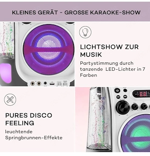 Karaoke Musikbox mit Mikrofon NP 99  Bild 6