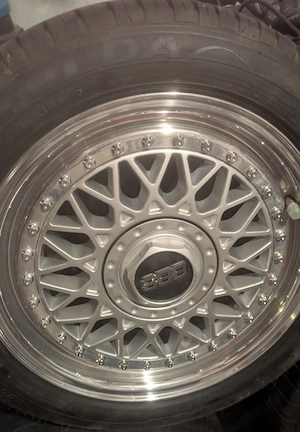  2 teilige BBS Felgen Chrom 